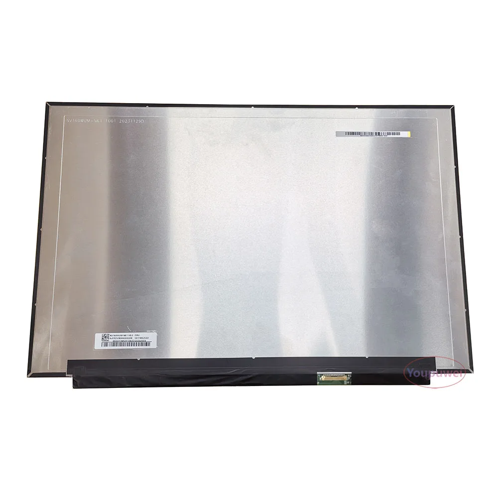 Laptop LCD Screen NV160WUM-N61 1920(RGB)x1200 IPS 30-pins 16.0-inch replacement display matrix
Laptop LCD Screen NV160WUM-N61 1920(RGB)x1200 IPS 30-pins 16.0-inch replacement display matrix