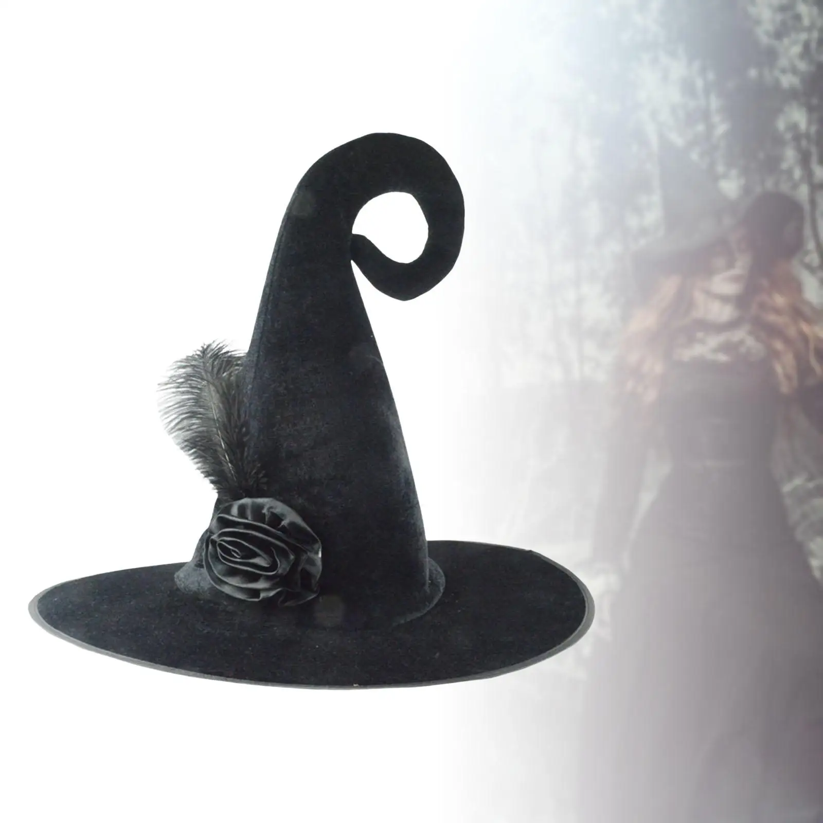 Шляпа на Хэллоуин для косплея, шляпа ведьмы с широкими полями, костюм для взрослых, нарядное платье, реквизит для фотосессии, декор для маскарада
Шляпа на Хэллоуин для косплея, шляпа ведьмы с широкими полями, костюм для взрослых, нарядное платье, реквизит для фотосессии, декор для маскарада