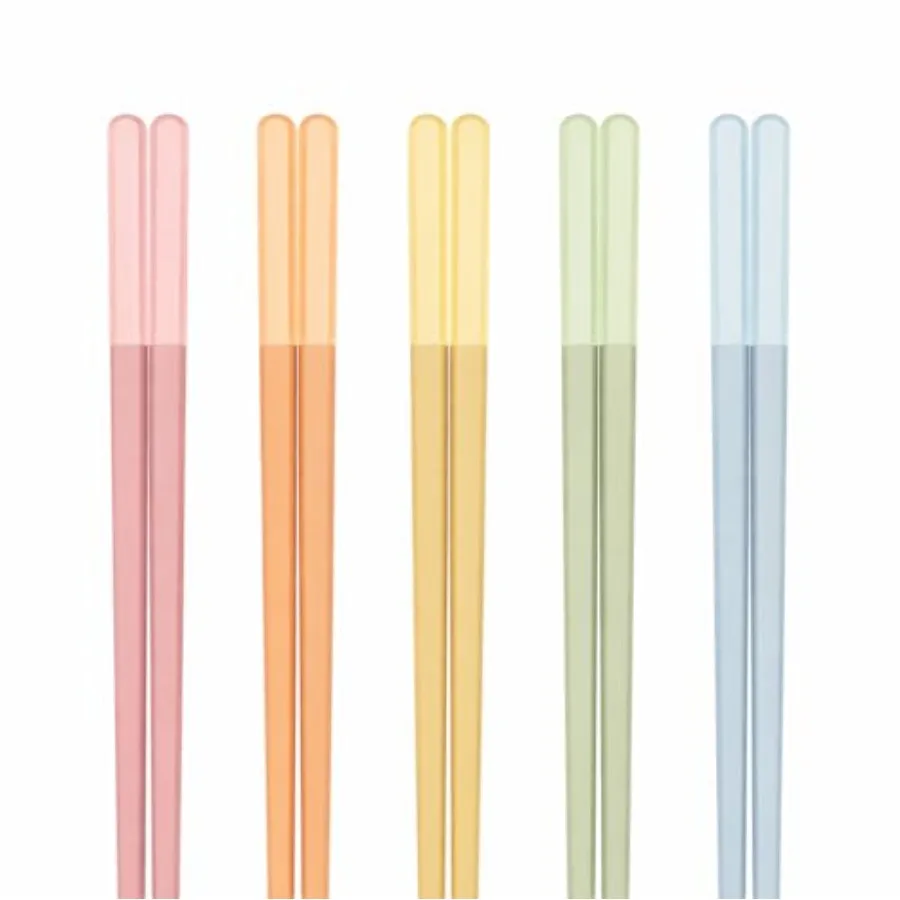 Modern Design Chopsticks - Reusable, Dishwasher Safe, Non-Slip Fiberglass, Color, 5 Pairs, 9.5in/24cm, Great for Chinese, Japan
Modern Design Chopsticks - Reusable, Dishwasher Safe, Non-Slip Fiberglass, Color, 5 Pairs, 9.5in/24cm, Great for Chinese, Japan