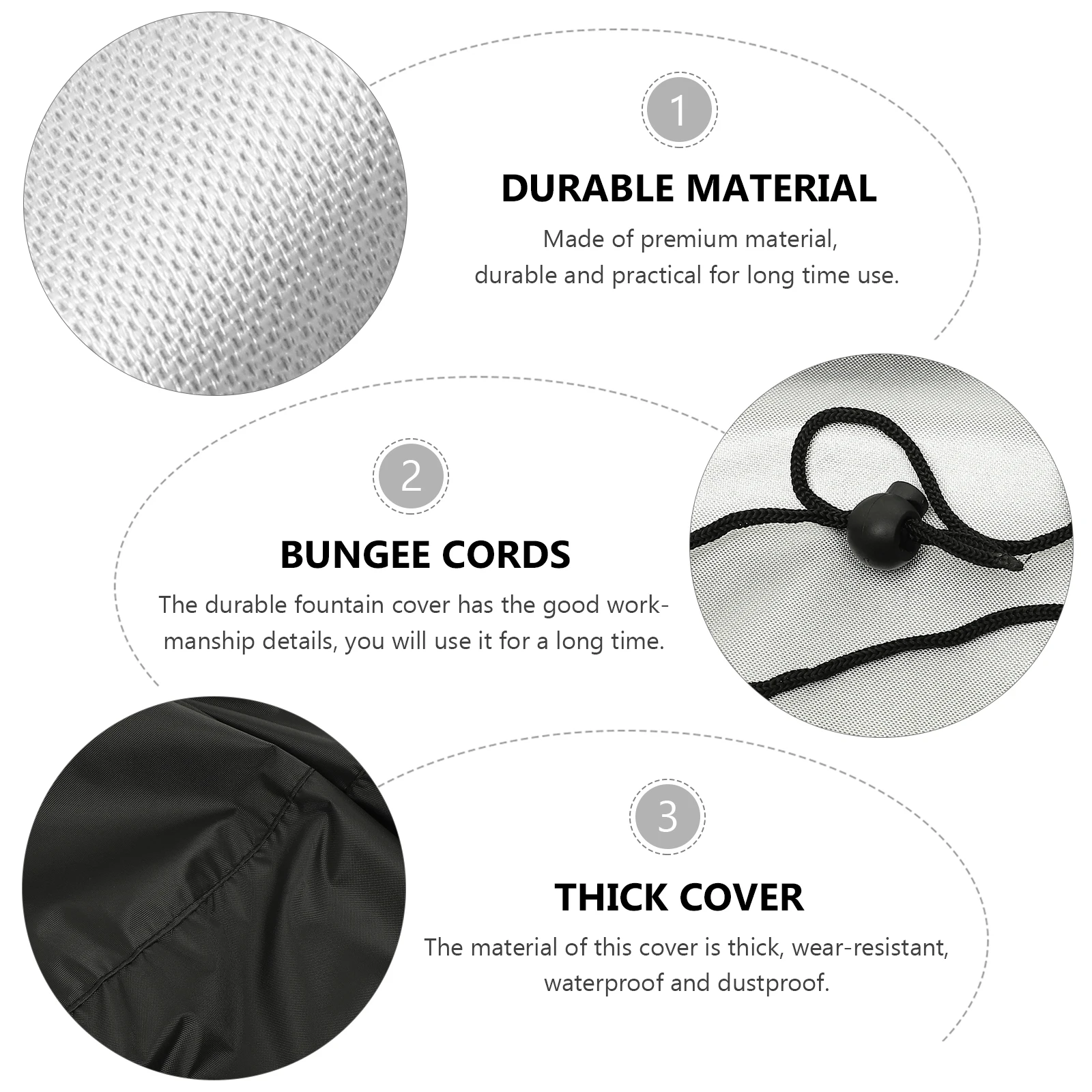 Fountain Cover Outdoor 420D Oxford Cloth Garden Protector Durable Covers Statue Patio Courtyard Waterproof
Fountain Cover Outdoor 420D Oxford Cloth Garden Protector Durable Covers Statue Patio Courtyard Waterproof