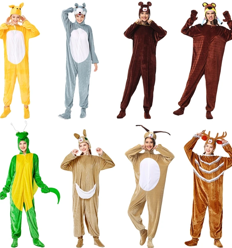 Halloween Stage Performance Cos Adult Deer Panda Goat Brown Bear Animal Year Christmas Puppet Costume Polyester Material
Halloween Stage Performance Cos Adult Deer Panda Goat Brown Bear Animal Year Christmas Puppet Costume Polyester Material