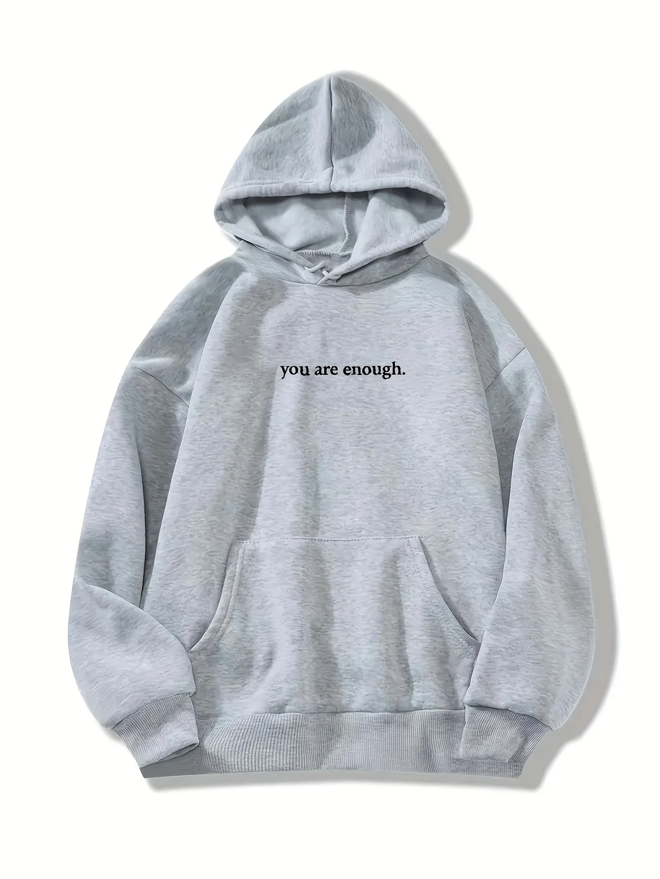 Hoodie with fun letter print and warm kangaroo pocket sweatshirt for spring and autumn fashion women's wear
Hoodie with fun letter print and warm kangaroo pocket sweatshirt for spring and autumn fashion women's wear