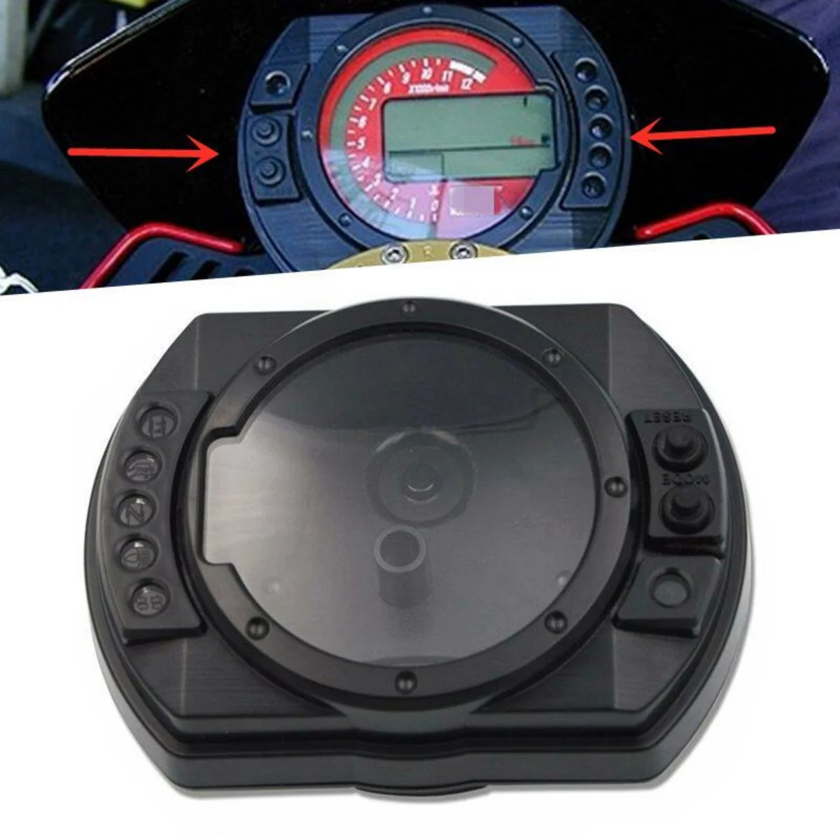 Instrument Cluster Cover Shell for 2004-2005 Kawasaki ZX-6R 636 03-06 ZX-10R Z750 Z1000 – Odometer Speedometer Housing
Instrument Cluster Cover Shell for 2004-2005 Kawasaki ZX-6R 636 03-06 ZX-10R Z750 Z1000 – Odometer Speedometer Housing