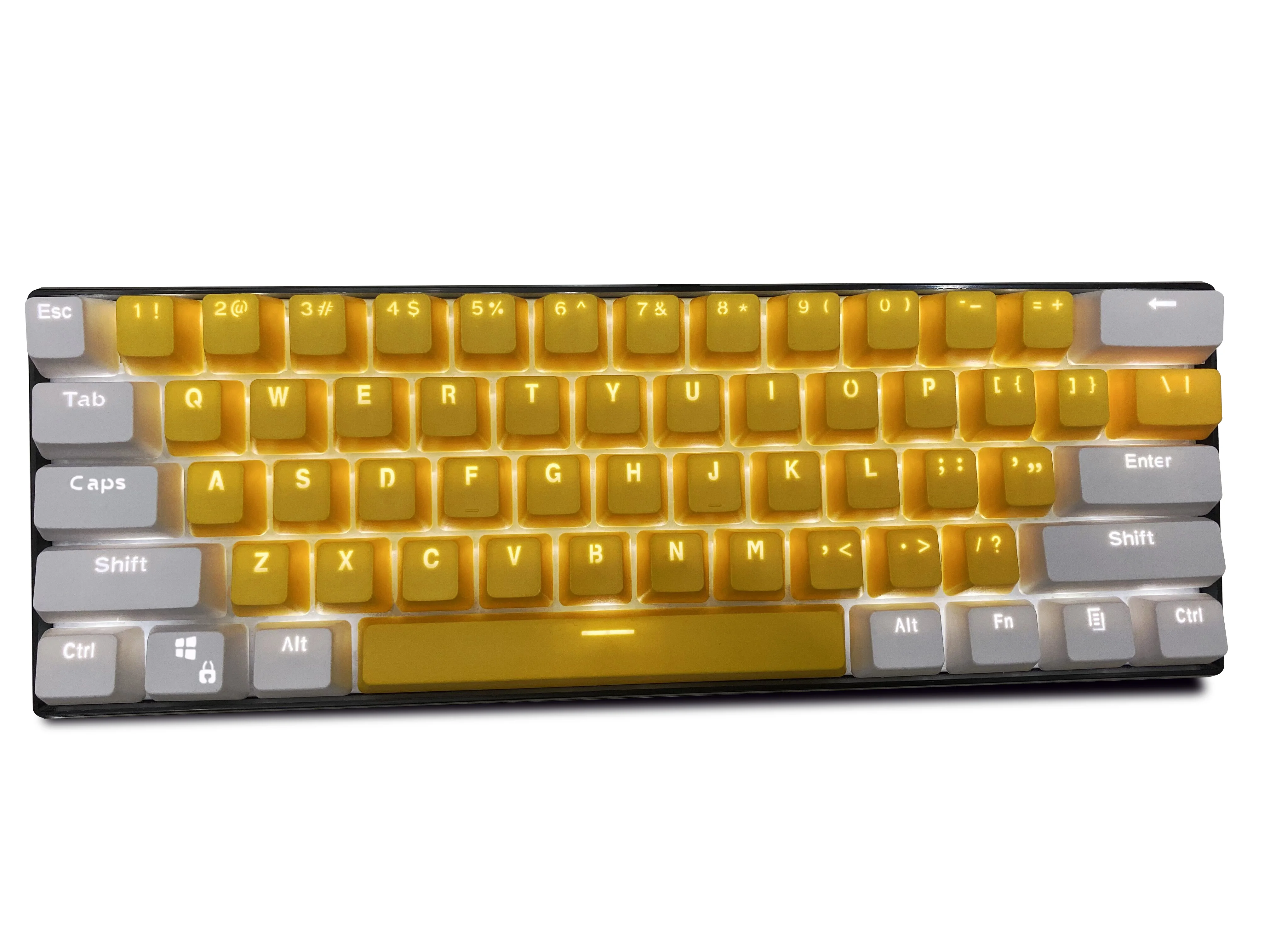 (Keycaps Only Sold)White Yellow RK 61 Keycaps PBT Material OEM Height, Backlit Two-Color Mechanical Keyboard Keycaps
(Keycaps Only Sold)White Yellow RK 61 Keycaps PBT Material OEM Height, Backlit Two-Color Mechanical Keyboard Keycaps