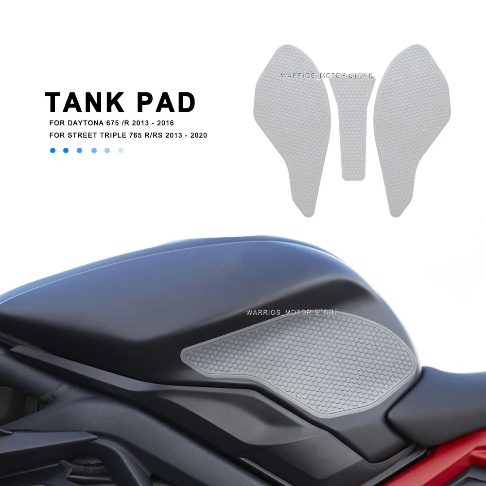 Fuel Tank Pad For DAYTONA 675 /R STREET TRIPLE 765 R/RS Motorcycle Tank Protection Stickers Knee Grip Traction Pads Anti-slip
Fuel Tank Pad For DAYTONA 675 /R STREET TRIPLE 765 R/RS Motorcycle Tank Protection Stickers Knee Grip Traction Pads Anti-slip