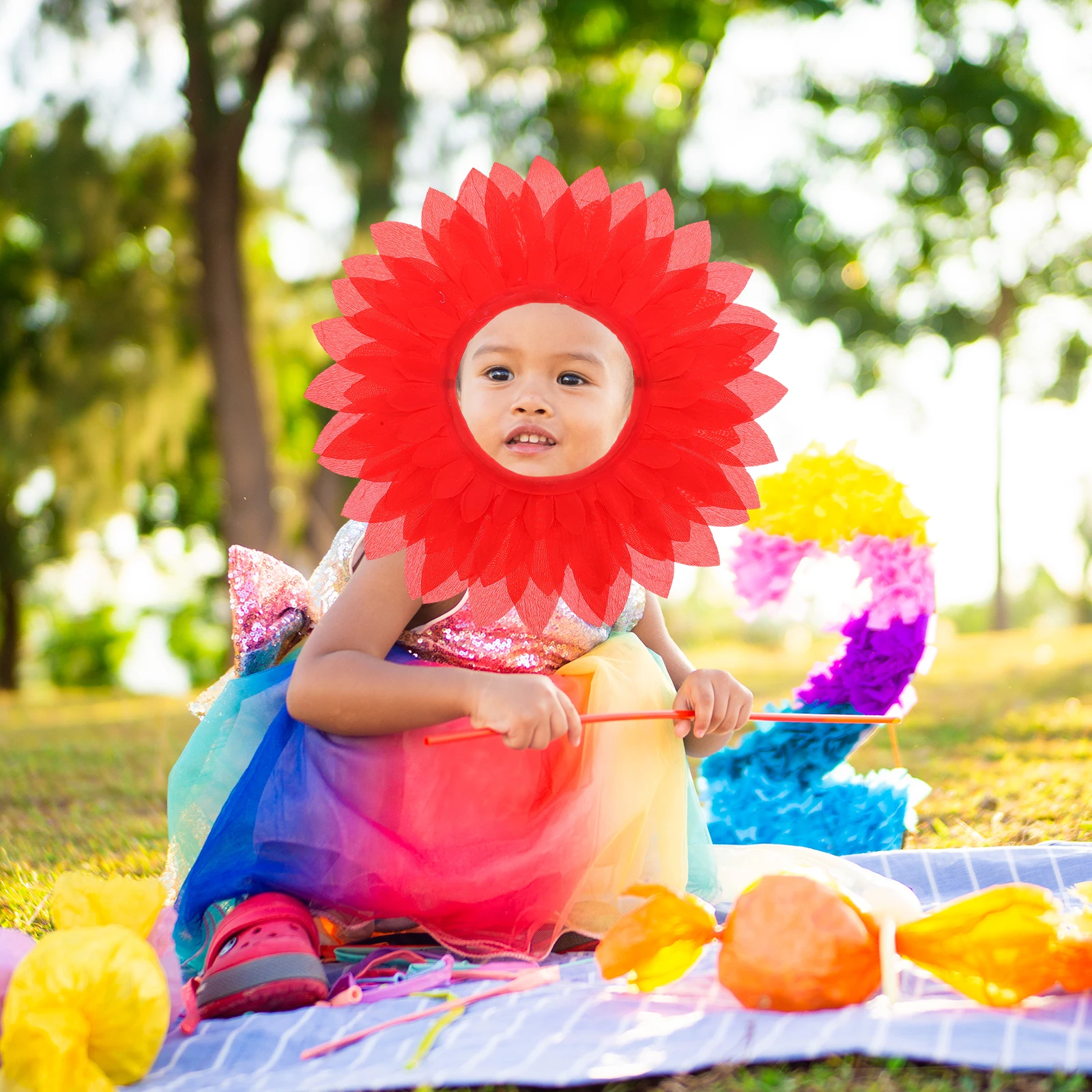 Sunflower Headgear Party Hat Sunflower Head Cap For Party Excellent Workmanship Lightweight Comfortable Festive Props
Sunflower Headgear Party Hat Sunflower Head Cap For Party Excellent Workmanship Lightweight Comfortable Festive Props