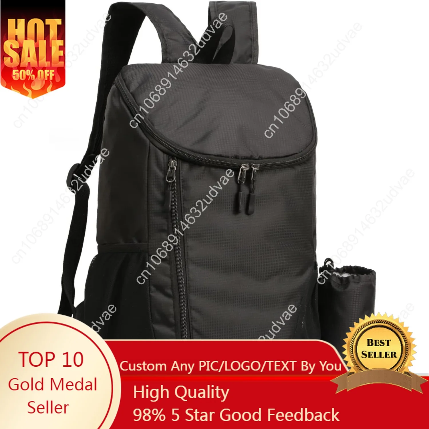 DOVO Hiking Backpack, Waterproof and Wear-resistant Lightweight Backpack Packable,Outdoor Travel Camping Daypack Foldable-BLACK
DOVO Hiking Backpack, Waterproof and Wear-resistant Lightweight Backpack Packable,Outdoor Travel Camping Daypack Foldable-BLACK