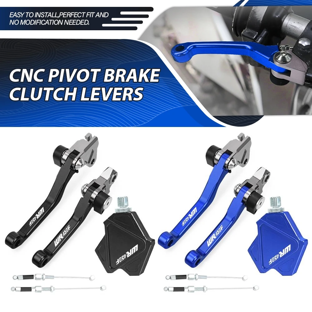 Dirt Bike CNC Brake Clutch Levers Stunt Clutch Pull Cable Lever Replacement Easy System For YAMAHA WR450F WR 450F 2016 2017 2018
Dirt Bike CNC Brake Clutch Levers Stunt Clutch Pull Cable Lever Replacement Easy System For YAMAHA WR450F WR 450F 2016 2017 2018
