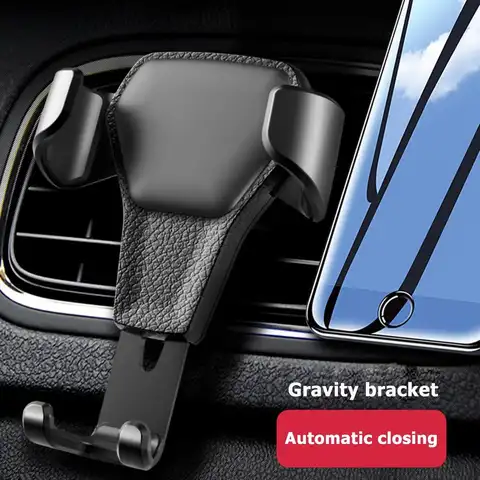 Support universel de téléphone de voiture par gravité, sans évent magnétique, Clip GPS