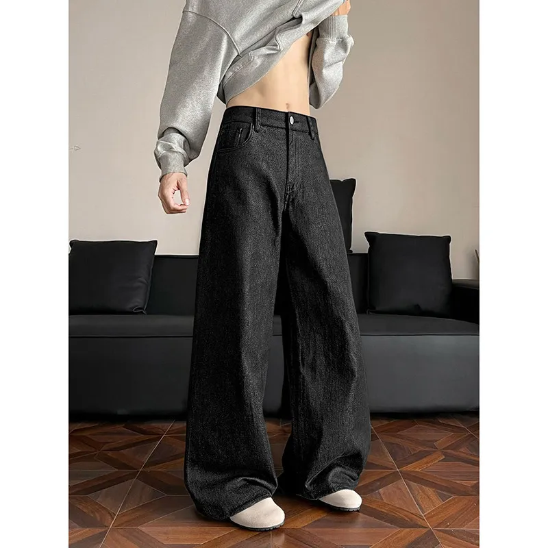 American Retro Cleanfit Original Jeans Selvedge Denim Men's Slimming Black Loose Straight Leg Long Pants Casual Style
American Retro Cleanfit Original Jeans Selvedge Denim Men's Slimming Black Loose Straight Leg Long Pants Casual Style