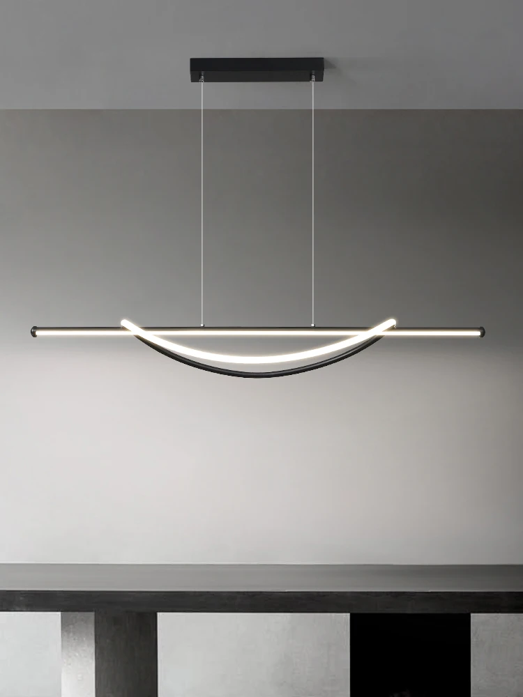 Minimalist Modern LED Chandelier Lighting Dining Room Island Long Hanging Lamp Restaurant Bar Coffee Office Fixture Black/White
Minimalist Modern LED Chandelier Lighting Dining Room Island Long Hanging Lamp Restaurant Bar Coffee Office Fixture Black/White
