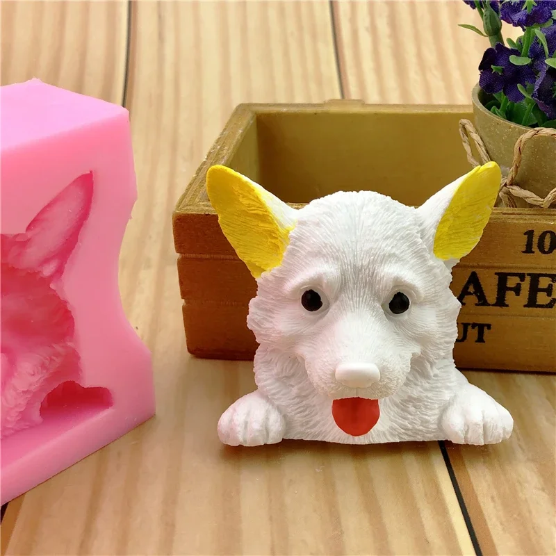 New 3D Cute Dog Soap Silicone Candle Molds DIY Baking Fondant Cake Decorating Tools Jelly Candy Chocolate Polymer
New 3D Cute Dog Soap Silicone Candle Molds DIY Baking Fondant Cake Decorating Tools Jelly Candy Chocolate Polymer