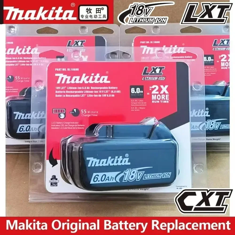Makita 6Ah/5Ah 100% Original for Makita 18V Battery BL1830B BL1850B BL1850 BL1840 BL1860 BL1815 Replacement Lithium Battery✅
Makita 6Ah/5Ah 100% Original for Makita 18V Battery BL1830B BL1850B BL1850 BL1840 BL1860 BL1815 Replacement Lithium Battery✅