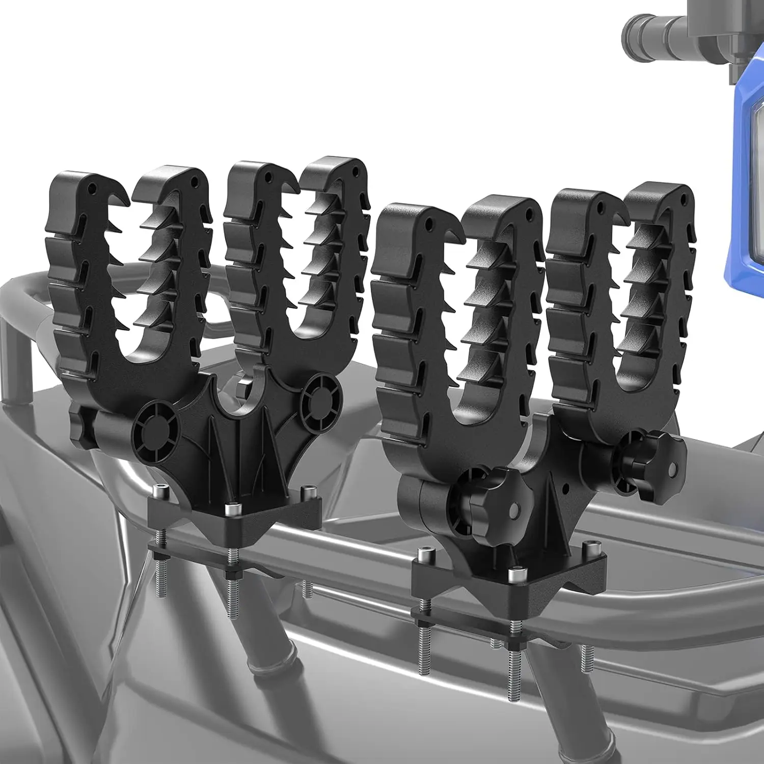 ATV Double Tool Holder with Rubber Straps, 45-Degree Tilt, Compatible with Hunting Bikes and Mobility Scooters
ATV Double Tool Holder with Rubber Straps, 45-Degree Tilt, Compatible with Hunting Bikes and Mobility Scooters