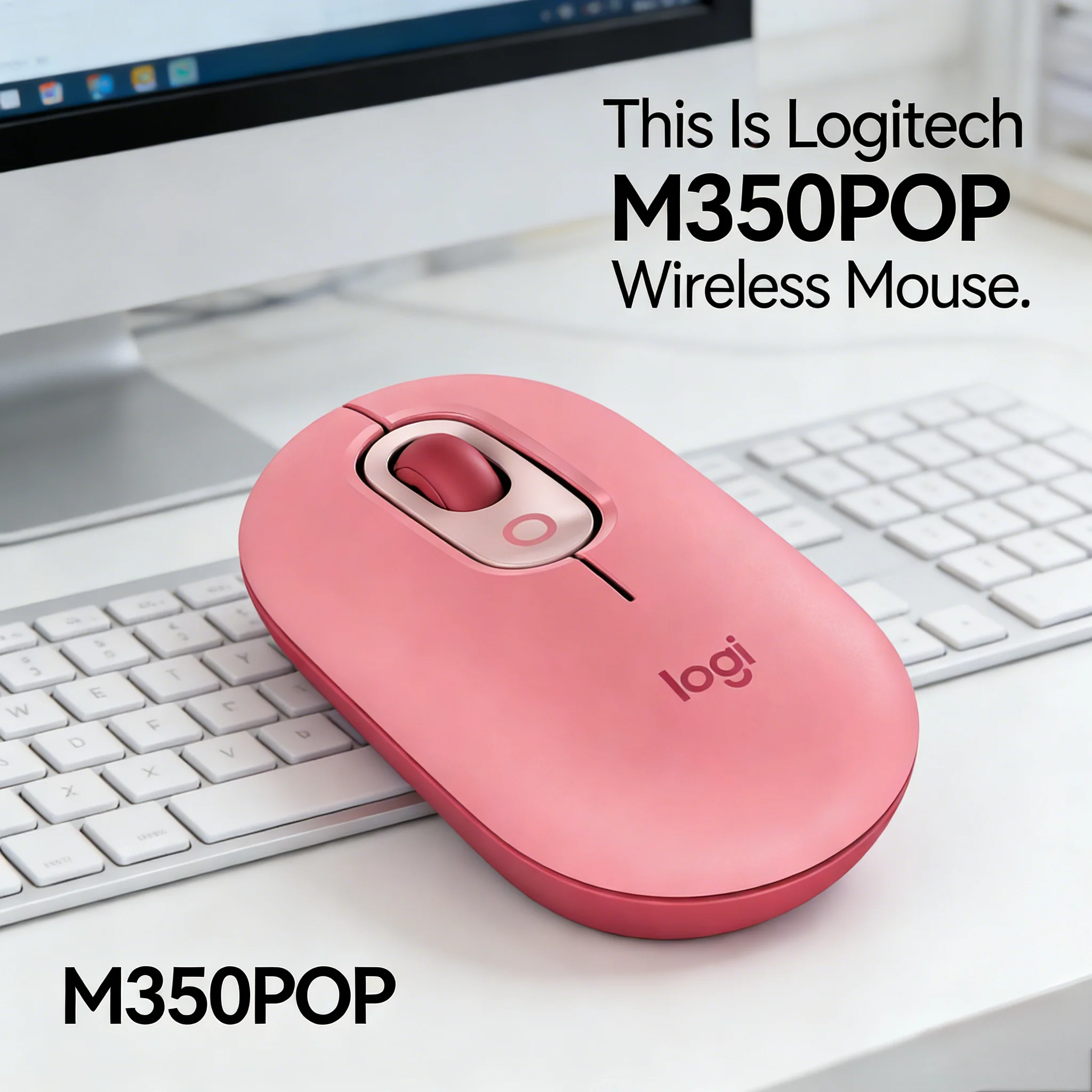 Logitech M350POP Stylish Optical Mouse Color Block Design for Young People
Logitech M350POP Stylish Optical Mouse Color Block Design for Young People