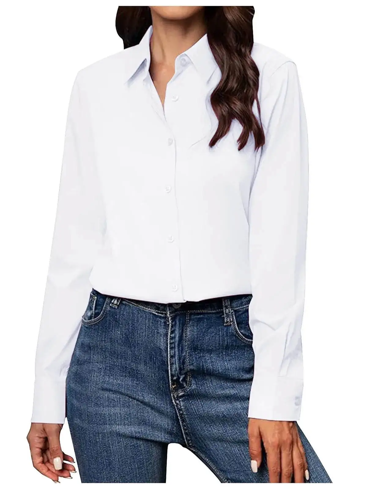 Casual Long Sve Women's Base irt Pure Color Undergarment Polyester Fiber Slim Fit Regular Length Collar Spring Season
Casual Long Sve Women's Base irt Pure Color Undergarment Polyester Fiber Slim Fit Regular Length Collar Spring Season
