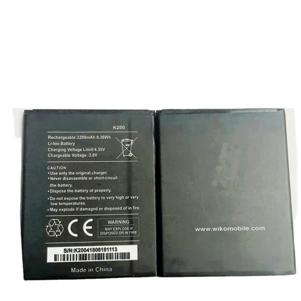 Новый аккумулятор для мобильного телефона WIKO K200
Новый аккумулятор для мобильного телефона WIKO K200