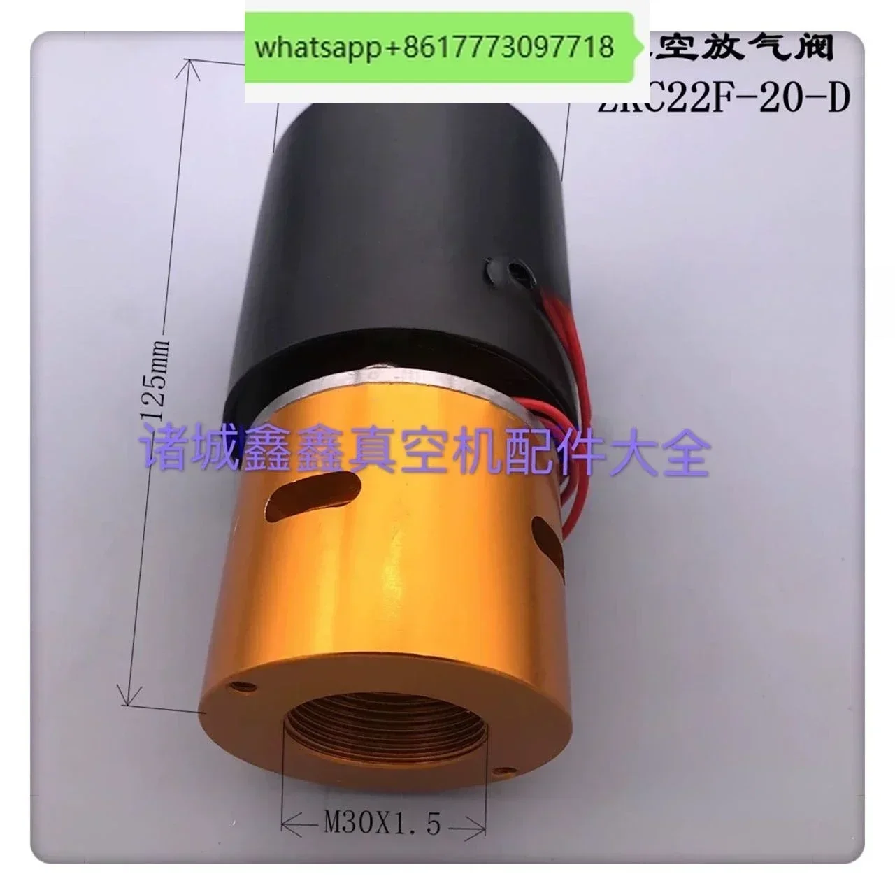 Dachang solenoid valve ZKC22F-20-DX vacuum solenoid valve AC220V vacuum machine accessories pneumatic original
Dachang solenoid valve ZKC22F-20-DX vacuum solenoid valve AC220V vacuum machine accessories pneumatic original