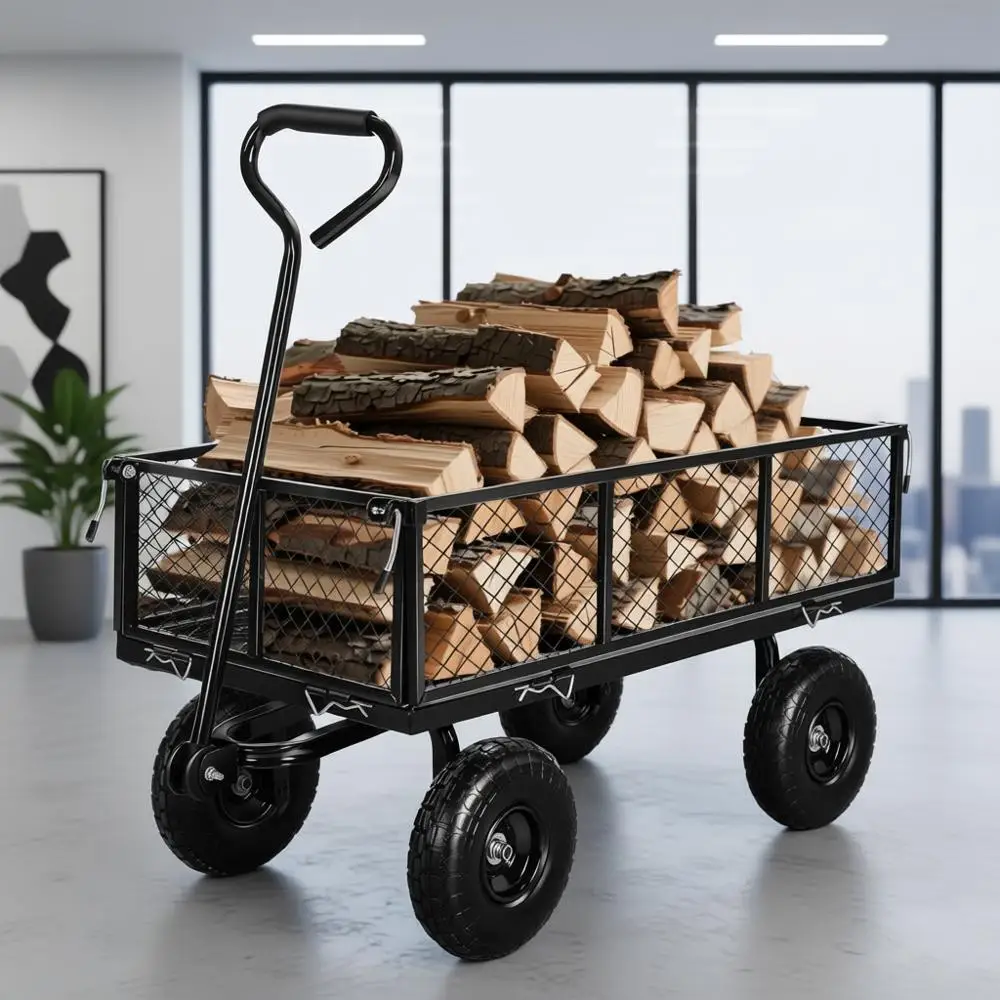 Садовая тележка из прочной сетки, грузоподъемность 880 фунтов, съемные боковые стороны, 10 шин, черный
Садовая тележка из прочной сетки, грузоподъемность 880 фунтов, съемные боковые стороны, 10 шин, черный