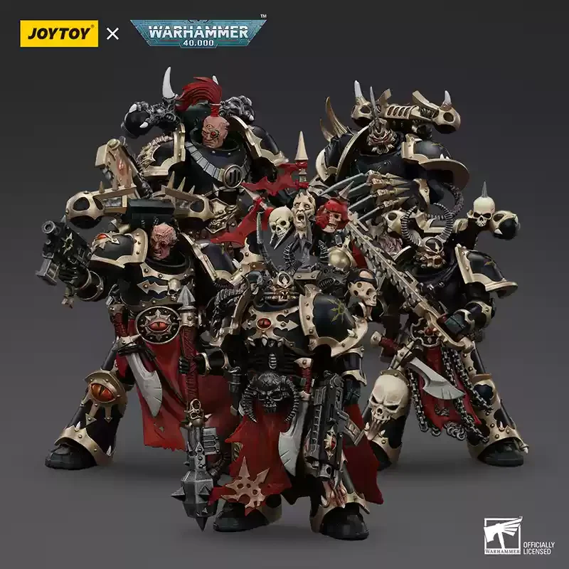 Authentic Joytoy 1:18 Dark Source Hammer 40k Chaos Star Warrior Black Legion God-Selected Five-Person Team Action Figures Gift
Authentic Joytoy 1:18 Dark Source Hammer 40k Chaos Star Warrior Black Legion God-Selected Five-Person Team Action Figures Gift