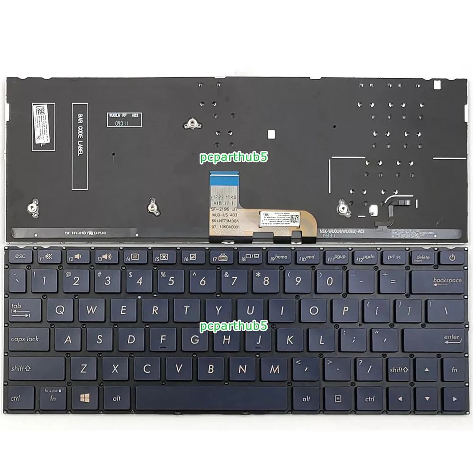 US Laptop Keyboard for ASUS zenbook UX333 U3300 U3600F UX333FA UX333FN 0KNB0-1628SF00 no pointer with backlight silver
US Laptop Keyboard for ASUS zenbook UX333 U3300 U3600F UX333FA UX333FN 0KNB0-1628SF00 no pointer with backlight silver