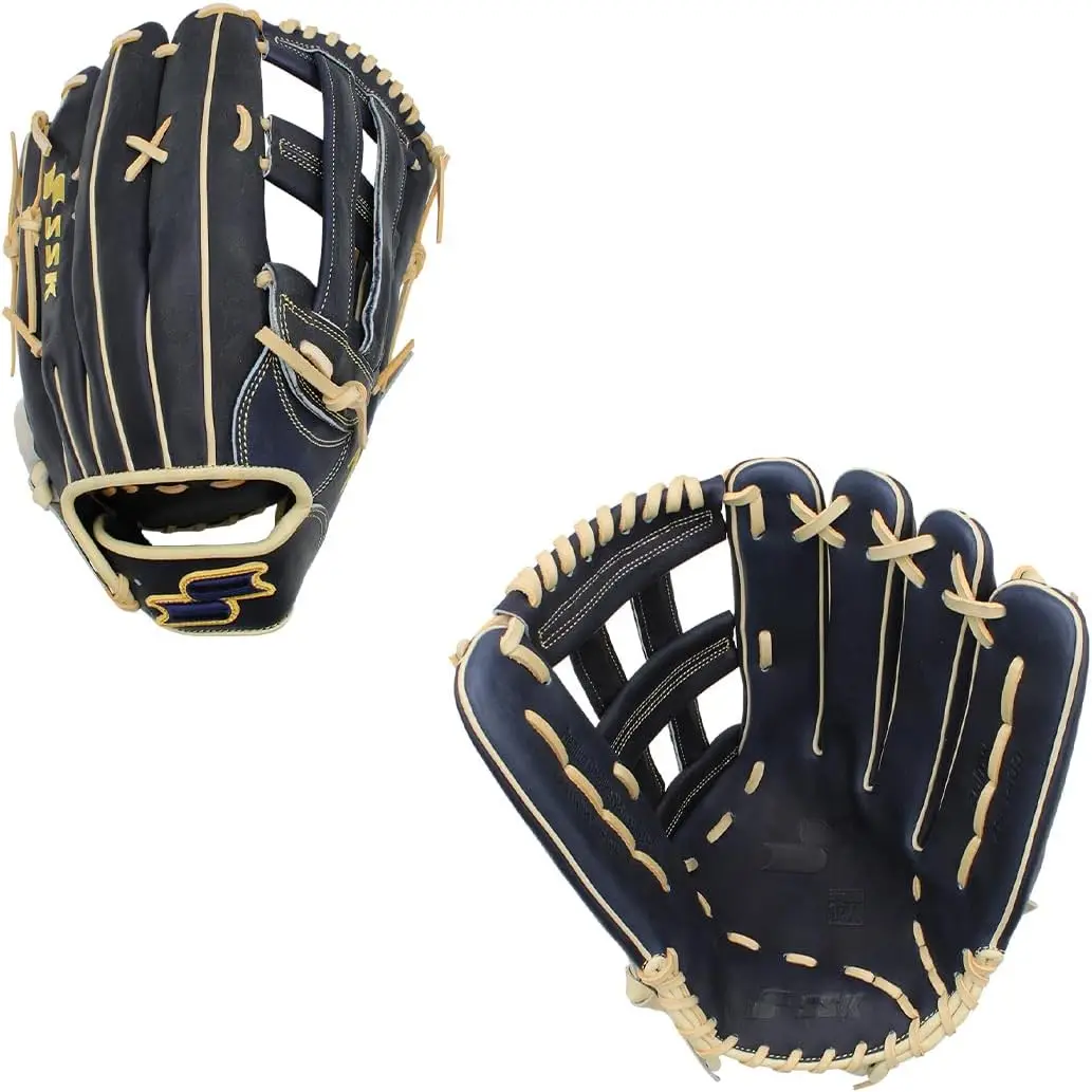 12.5"-14" Slowpitch Softball Glove, Right/Left Hand Throw, Premium Steerhide Leather, Easy Break-In, Professional Patterns
12.5"-14" Slowpitch Softball Glove, Right/Left Hand Throw, Premium Steerhide Leather, Easy Break-In, Professional Patterns