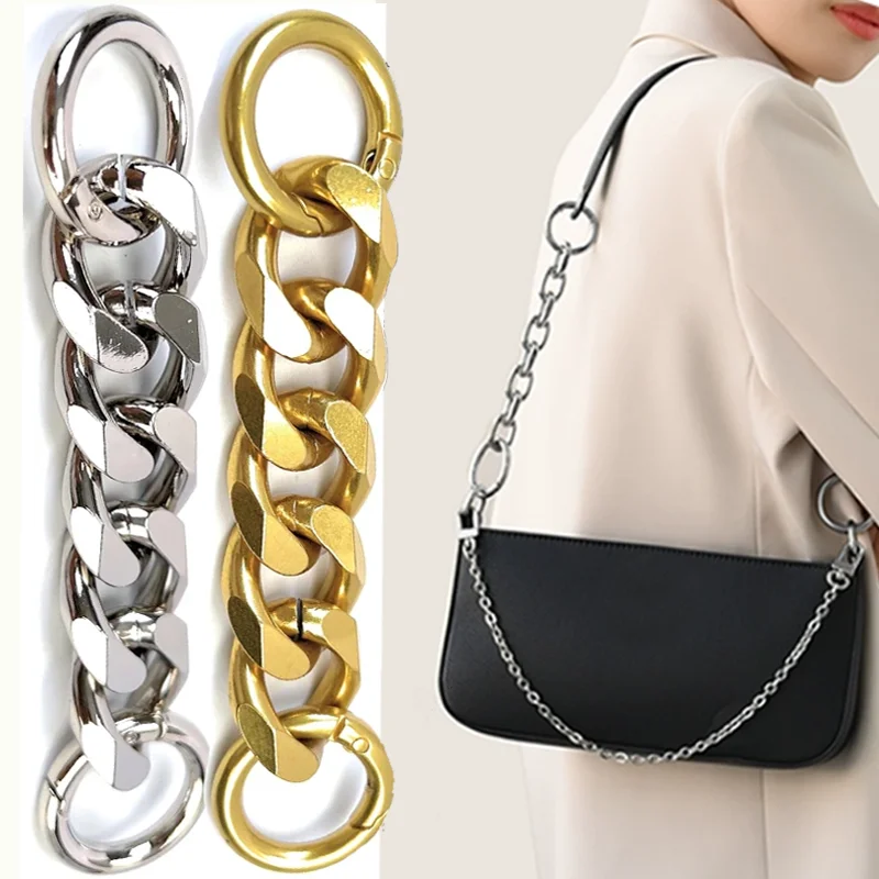 14.5cm Bag Extender Chains DIY Handbag Purse Strap with Metal Buckles for Purses Handbags Wallet Clutch Shoulder Crossbody Bags
14.5cm Bag Extender Chains DIY Handbag Purse Strap with Metal Buckles for Purses Handbags Wallet Clutch Shoulder Crossbody Bags