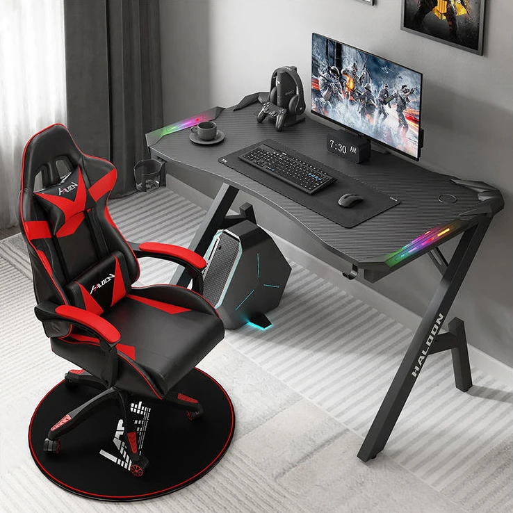 Wholesale PC Custom Racing RGB LED Lights Gaming Table Silla De Escritorio Gamer Computer Desk
Wholesale PC Custom Racing RGB LED Lights Gaming Table Silla De Escritorio Gamer Computer Desk