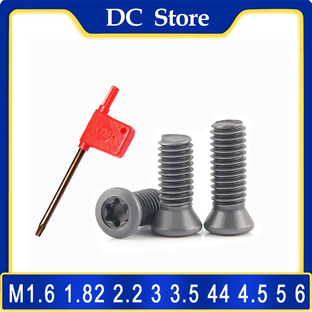 12.9 Grade Torx Screws CNC Tool Holder Screws Milling Cutter Inserts Tool Screws M1.6 M1.8 M2 M2.2 M2.5 M3 M3.5 M4 M5 M6
12.9 Grade Torx Screws CNC Tool Holder Screws Milling Cutter Inserts Tool Screws M1.6 M1.8 M2 M2.2 M2.5 M3 M3.5 M4 M5 M6