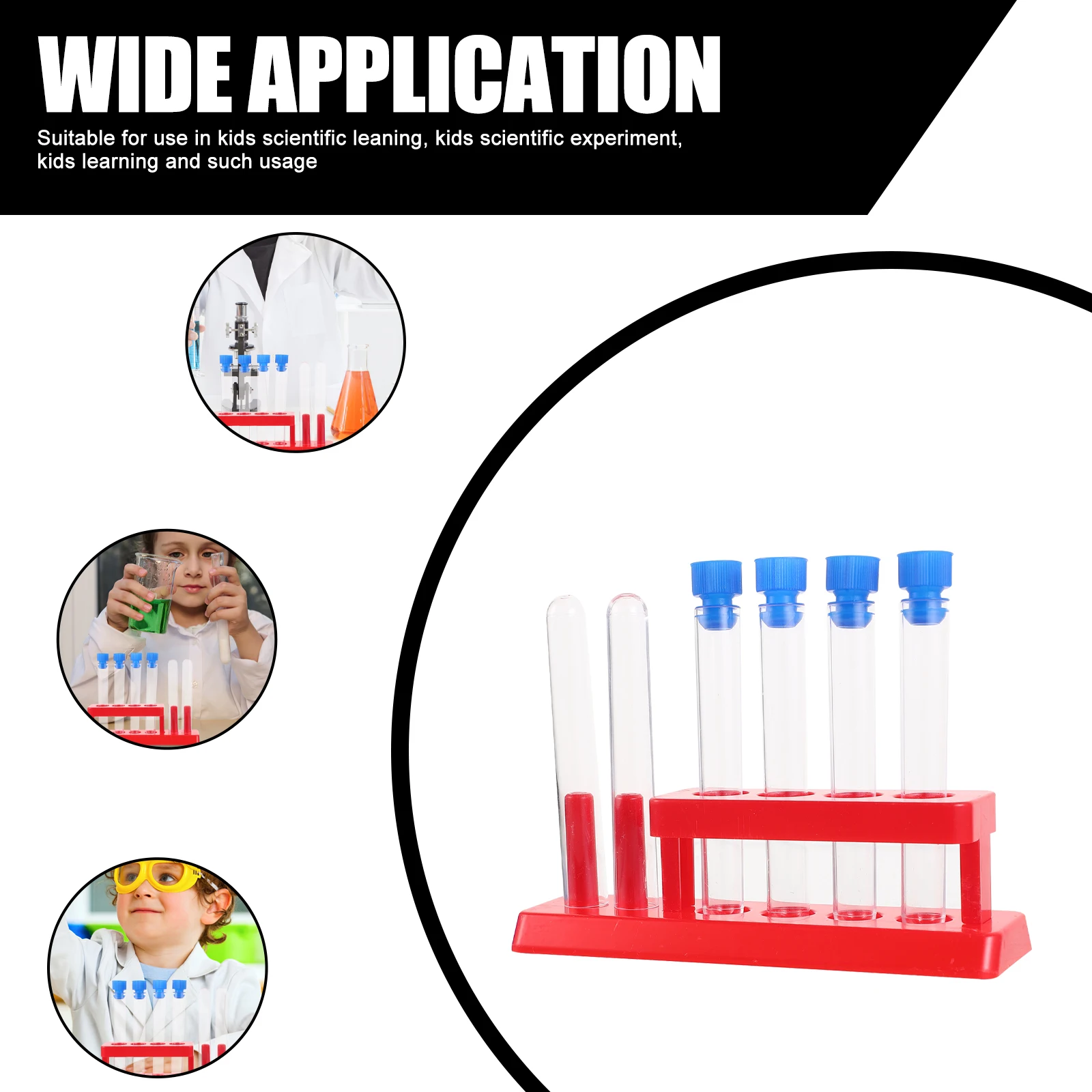 5Pcs Kids Test Tubes With Rack Versatile Storage Solution Clear Plastic Test Tube Set For Scientific Experiments
5Pcs Kids Test Tubes With Rack Versatile Storage Solution Clear Plastic Test Tube Set For Scientific Experiments