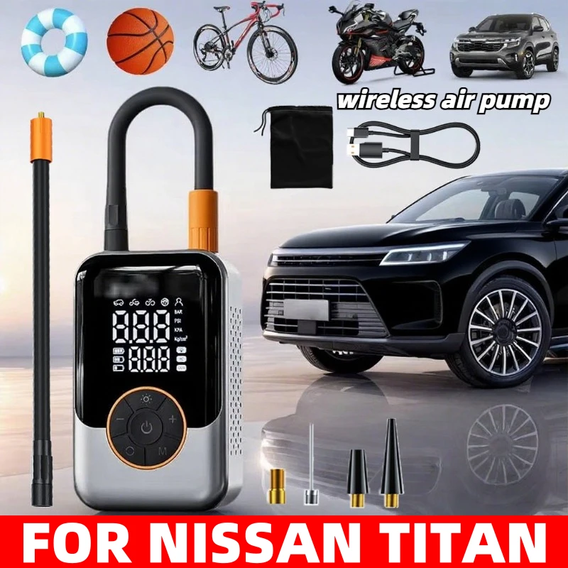 FOR NISSAN TITAN Portable Wireless Car Inflation Pump Quick Charging High Pressure Air Pump For Motorcycle
FOR NISSAN TITAN Portable Wireless Car Inflation Pump Quick Charging High Pressure Air Pump For Motorcycle