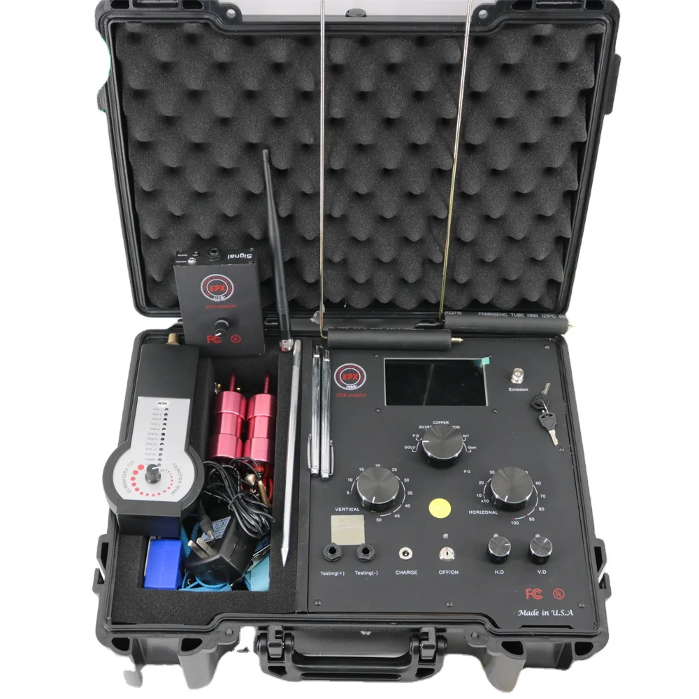 EPX10000 Long Range Metal Detector Underground Metal Gold Detector Distance Range 100-1000m
EPX10000 Long Range Metal Detector Underground Metal Gold Detector Distance Range 100-1000m