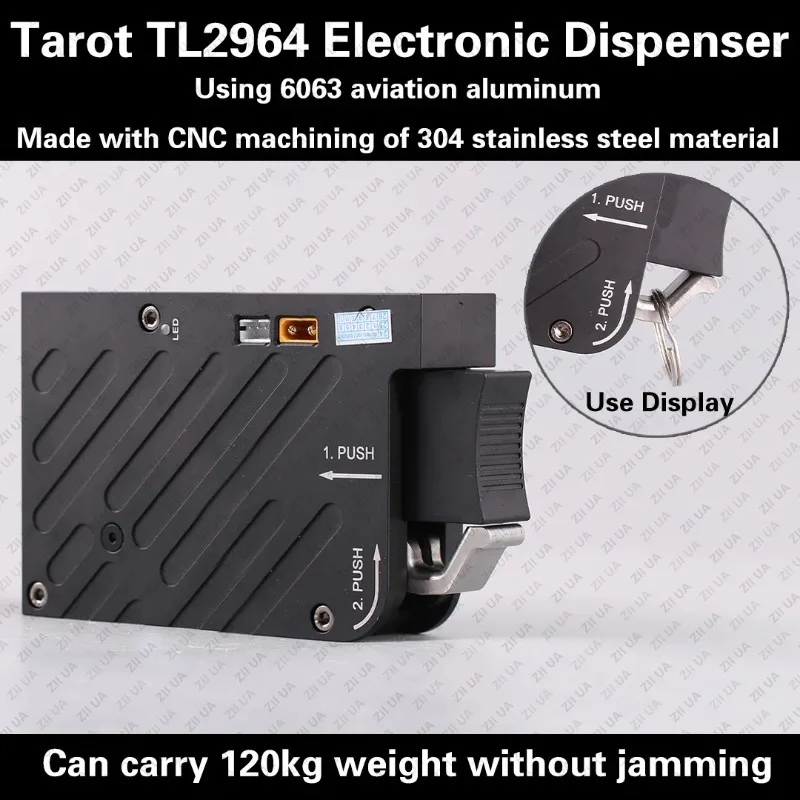 Электронная катапульта TL2964 TL2962 TL2963 для дрона, быстрое сбросное устройство, высокая нагрузка 120 кг
Электронная катапульта TL2964 TL2962 TL2963 для дрона, быстрое сбросное устройство, высокая нагрузка 120 кг