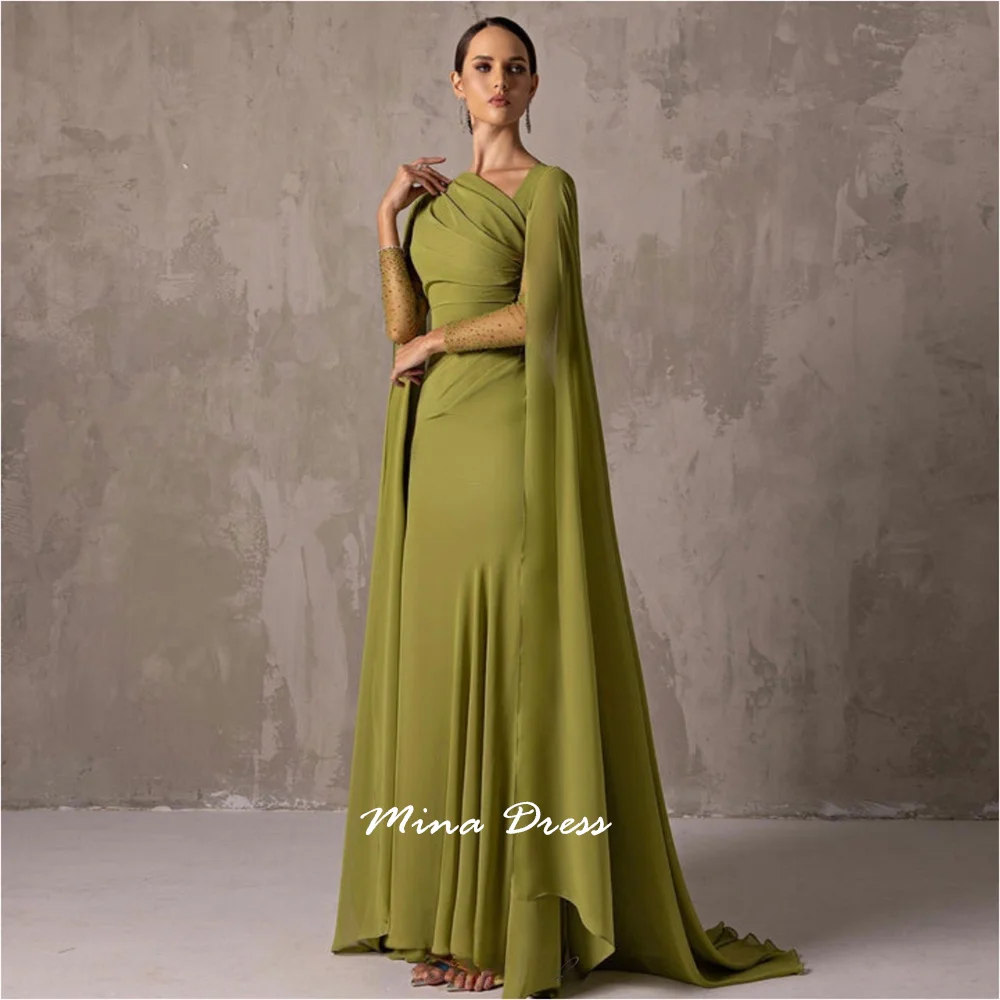 Mina Customized Pleats Elegant Party Dresses Woman Tail Prom Dress Evening Dresses for Special Occasions 2025 Wedding Gala New
Mina Customized Pleats Elegant Party Dresses Woman Tail Prom Dress Evening Dresses for Special Occasions 2025 Wedding Gala New