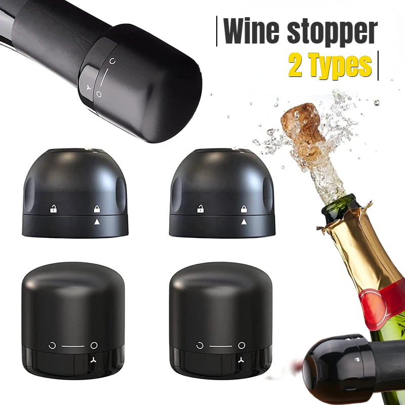 1/2Pcs Wine Bottle Stoppers Reusable Vacuum Sealed Red Wine Champagne Stopper Leak-proof Storage for Wine Plug Barware Tools
1/2Pcs Wine Bottle Stoppers Reusable Vacuum Sealed Red Wine Champagne Stopper Leak-proof Storage for Wine Plug Barware Tools