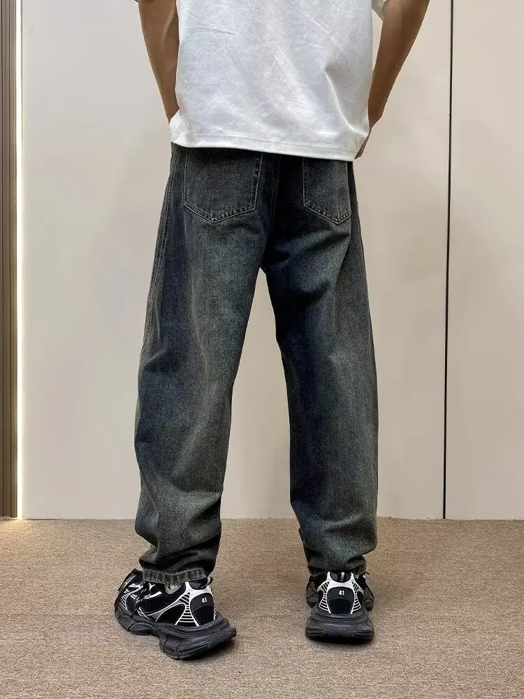 Fall New Wide Leg Men's Jeans Casual American Retro Style Dad Pants Loose Fit Bootcut Trousers Straight Cut Denim Jeans
Fall New Wide Leg Men's Jeans Casual American Retro Style Dad Pants Loose Fit Bootcut Trousers Straight Cut Denim Jeans