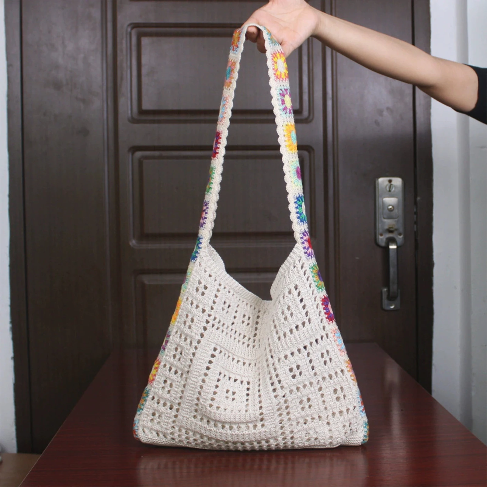 Crochet Mesh Beach Tote Bag Travel Crossbody Bag Summer Vacation Beach Handbags for Holiday Vacation Camping Picnic
Crochet Mesh Beach Tote Bag Travel Crossbody Bag Summer Vacation Beach Handbags for Holiday Vacation Camping Picnic