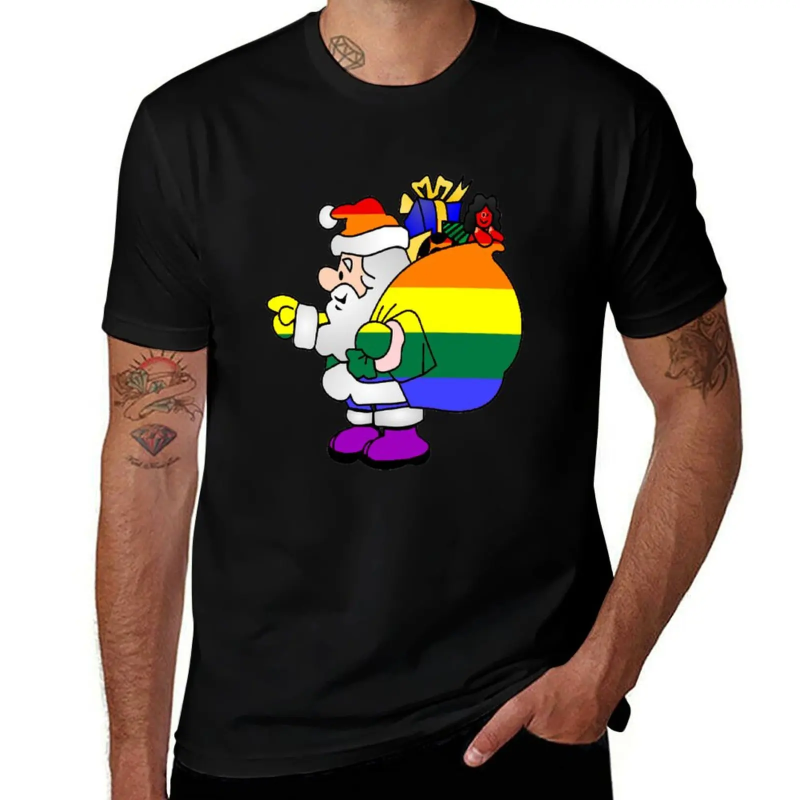 Gay Pride LGBT Santa Claus / Father Christmas T Shirt T-Shirt anime cotton graphic tees cheap stuff mens graphic t-shirts 
Gay Pride LGBT Santa Claus / Father Christmas T Shirt T-Shirt anime cotton graphic tees cheap stuff mens graphic t-shirts