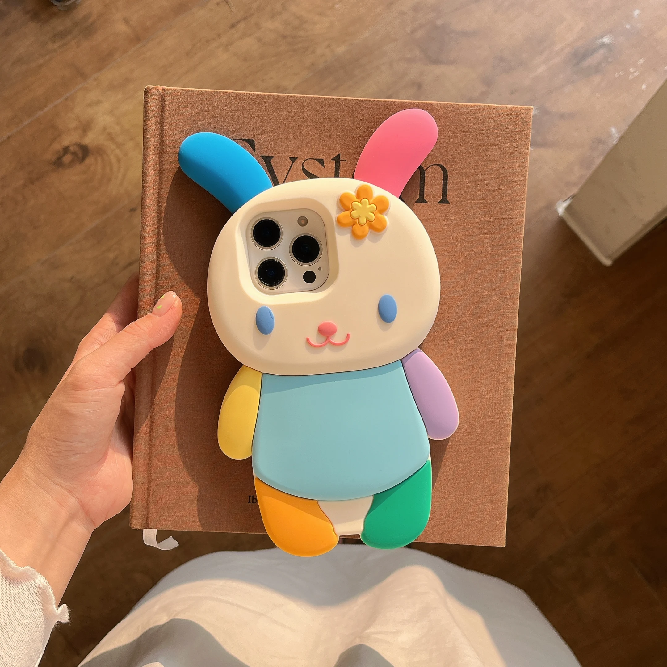 3D Cute Cartoon Colorful Rabbit Soft Silicone Phone Case for iPhone 13 14 15 16 Pro Max Lovely Bunny Anti-drop Cover Shell
3D Cute Cartoon Colorful Rabbit Soft Silicone Phone Case for iPhone 13 14 15 16 Pro Max Lovely Bunny Anti-drop Cover Shell