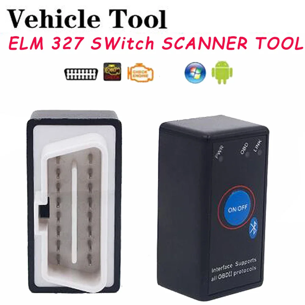 Super Mini ELM327 Power Switch V2.1 On/Off Button OBD2 Car Diagnostic Tool Multi-Languages ELM 327 Bluetooth-compatible
Super Mini ELM327 Power Switch V2.1 On/Off Button OBD2 Car Diagnostic Tool Multi-Languages ELM 327 Bluetooth-compatible