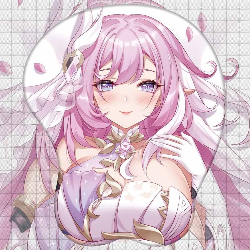 Game Anime Honkai Impact 3 Elysia Cosplay Gift Play Mat Office Wrist Rest Rubber Pad Otaku Chest 3D Soft Gel Mouse
Game Anime Honkai Impact 3 Elysia Cosplay Gift Play Mat Office Wrist Rest Rubber Pad Otaku Chest 3D Soft Gel Mouse