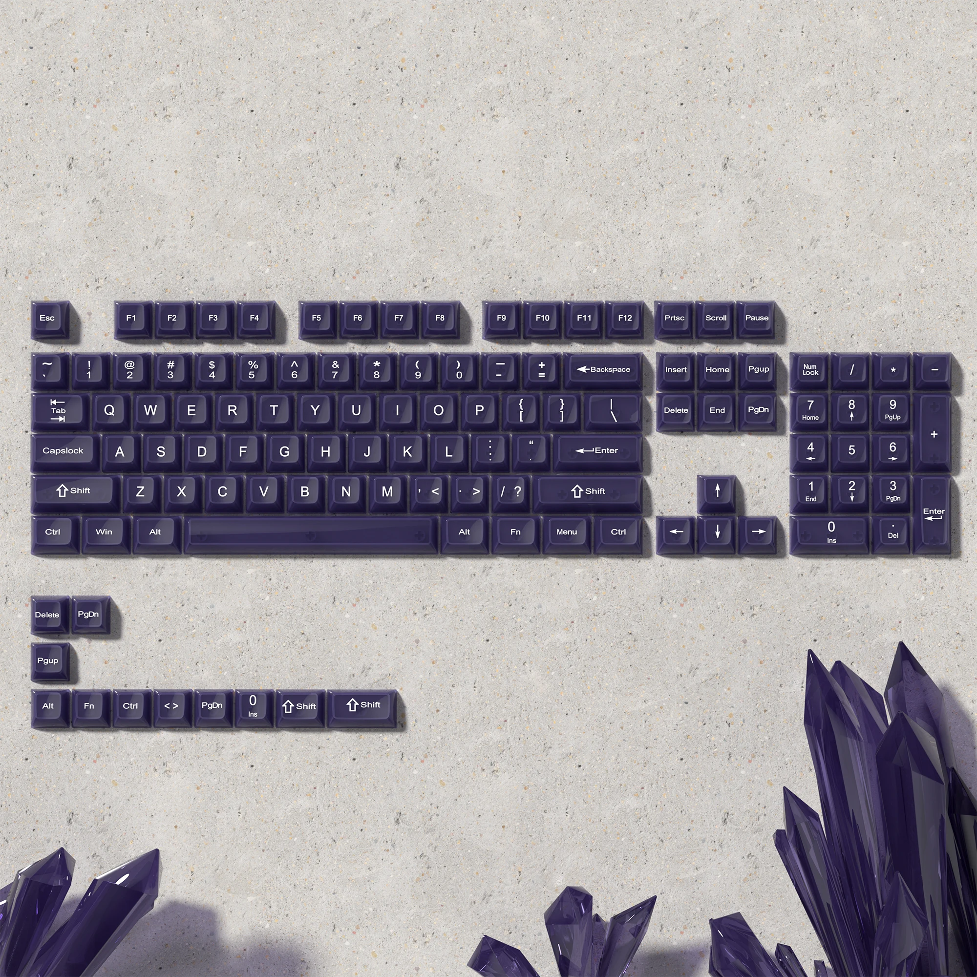 115 клавиш Fog Purple Прозрачные прозрачные колпачки для клавиш Crystal PC Keycap RGB Shine Through Key cap MDA Profile для клавиатуры MX Switch
115 клавиш Fog Purple Прозрачные прозрачные колпачки для клавиш Crystal PC Keycap RGB Shine Through Key cap MDA Profile для клавиатуры MX Switch