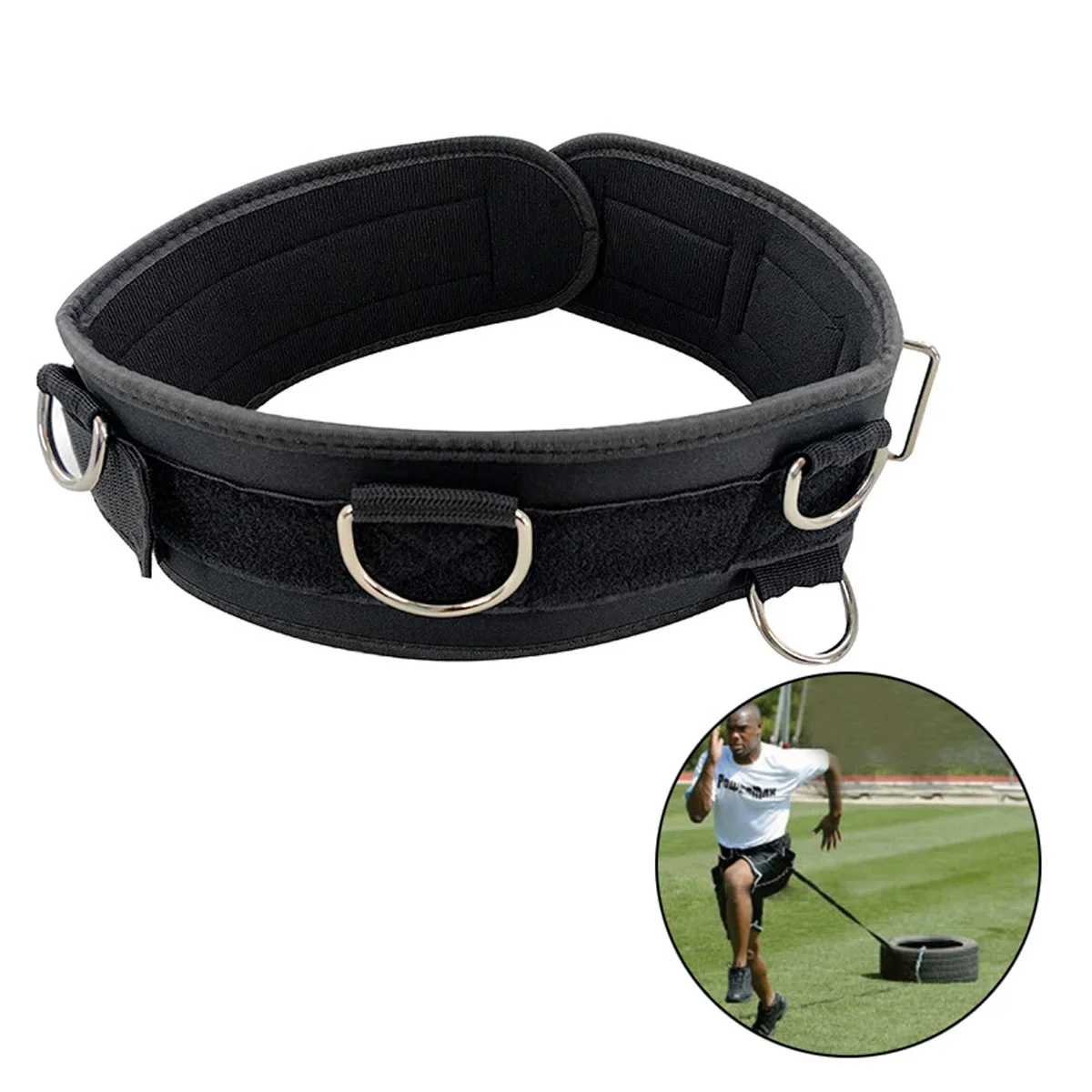 Waist resistance belt Tension rope belt elastic rope auxiliary track and field resistance training equipment Workout accessories
Waist resistance belt Tension rope belt elastic rope auxiliary track and field resistance training equipment Workout accessories