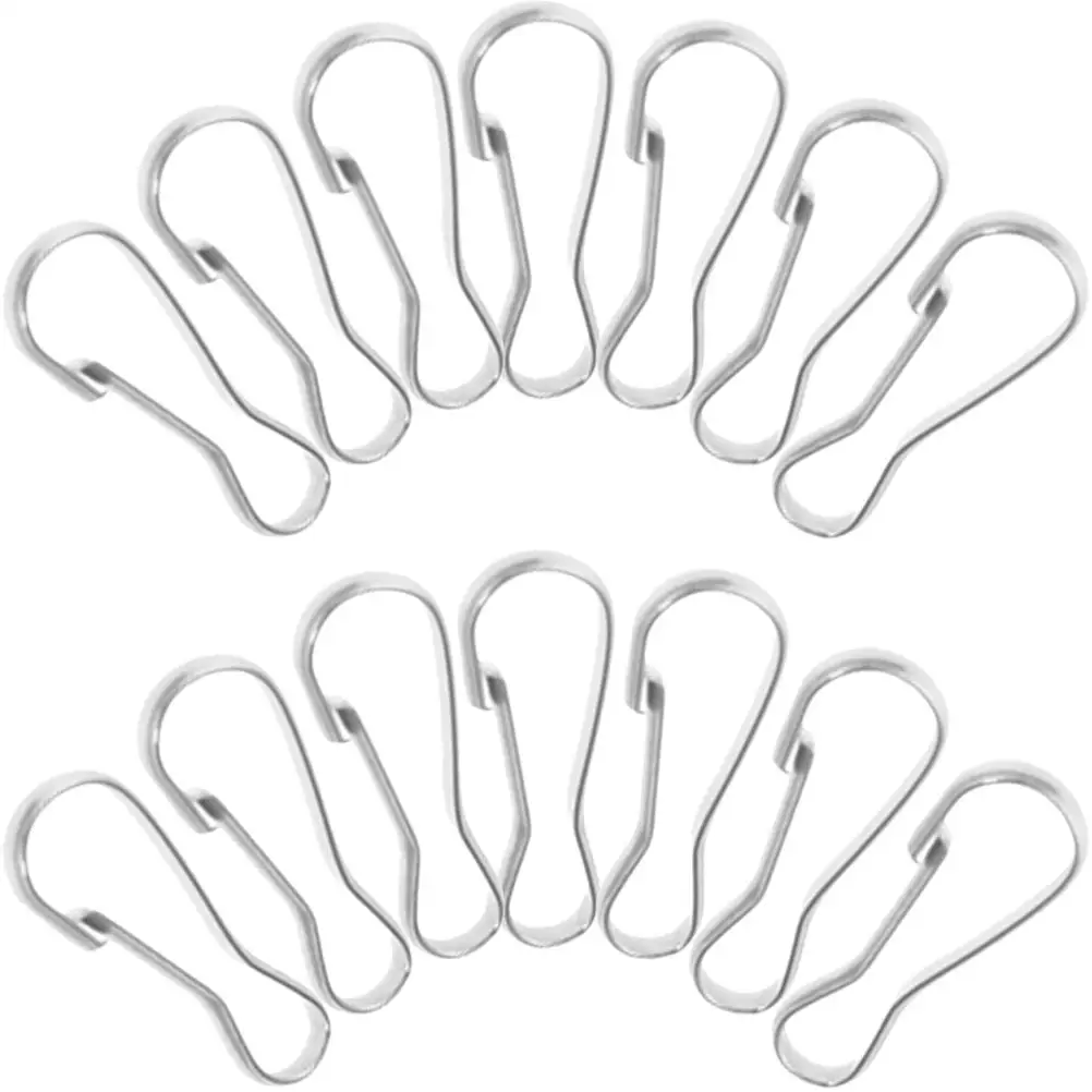 100 Pcs Key Decorative Buckles Stainless Steel Hooks Metal Clips Spring Snap Silver Clasp Multifunctional Hanging for Outdoor
100 Pcs Key Decorative Buckles Stainless Steel Hooks Metal Clips Spring Snap Silver Clasp Multifunctional Hanging for Outdoor