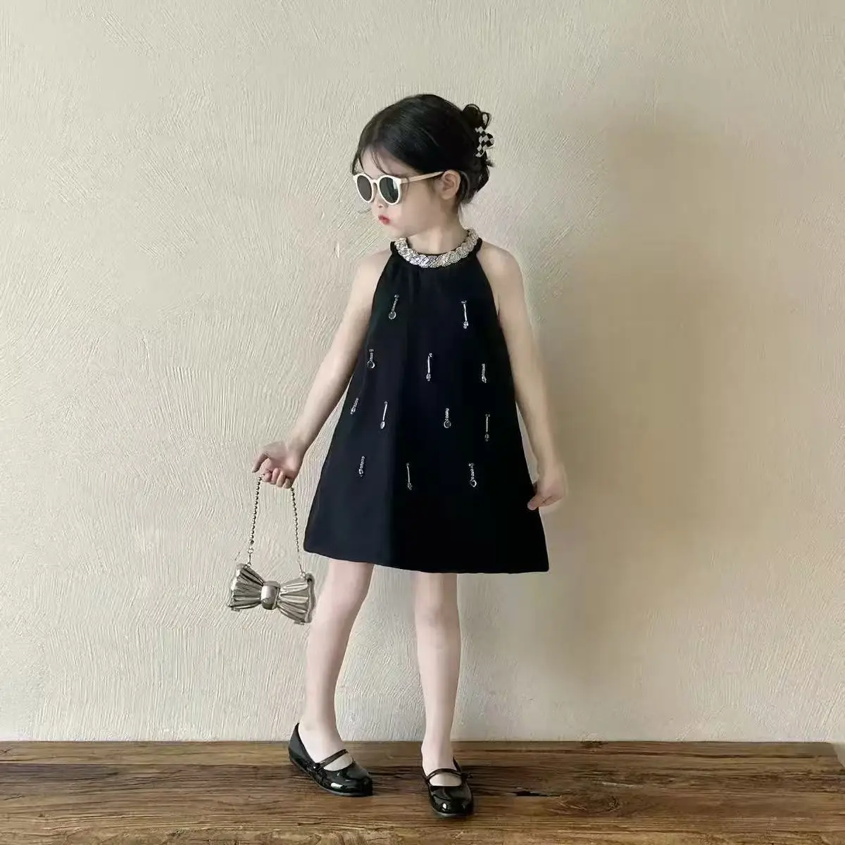 Baby Girls' Dress Summer 2026 New Style Children's Black Tank Top Birthday Dress Kids Princess Dress 100-150cm
Baby Girls' Dress Summer 2026 New Style Children's Black Tank Top Birthday Dress Kids Princess Dress 100-150cm