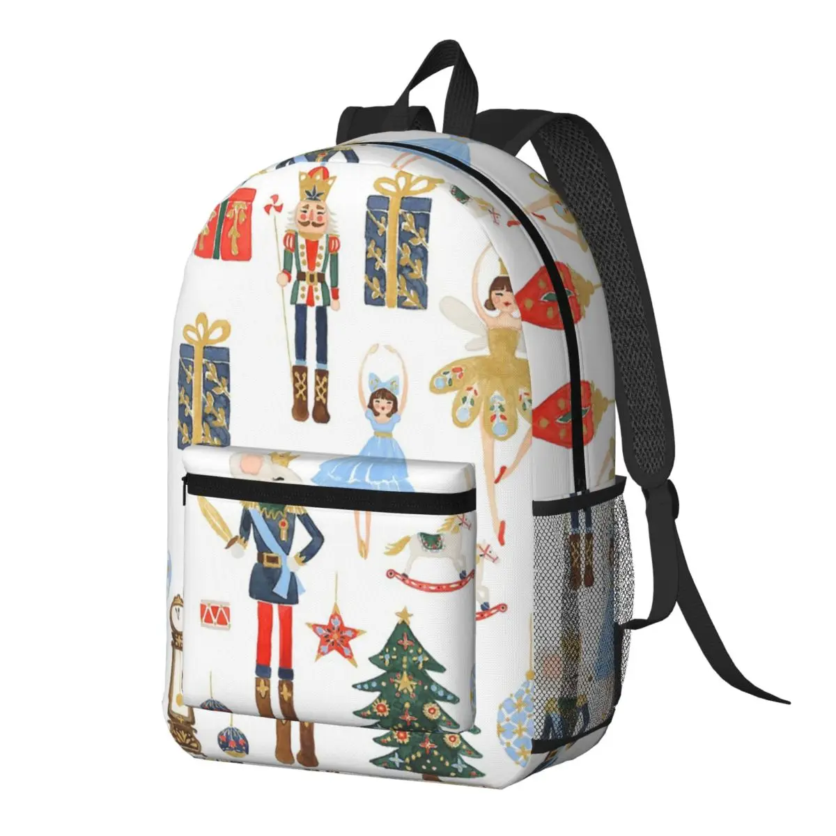 Christmas Nutcrackers Stars Ballerina Violin Backpack Daypack Large Capacity BookBag School Bag Shoulder Bags for Men Women
Christmas Nutcrackers Stars Ballerina Violin Backpack Daypack Large Capacity BookBag School Bag Shoulder Bags for Men Women