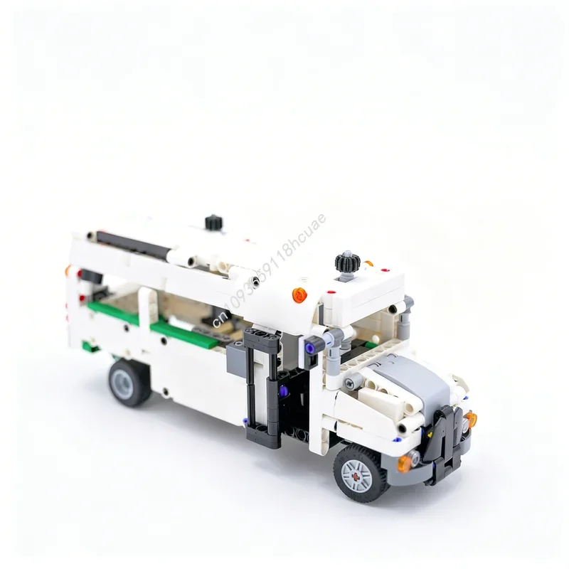 481pcs MOC Bus Technical Model Building Blocks Construction Assemble DIY Festival Gifts Toy Creative Idea Education Brick
481pcs MOC Bus Technical Model Building Blocks Construction Assemble DIY Festival Gifts Toy Creative Idea Education Brick