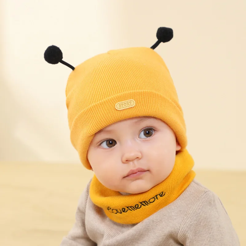 Cotton Printing Baby Hat Scarf Set Cartoon Animal Baby Cap Scarf Winter Kids Caps Bee Kitty Fox Children Hats For Boys And Girls
Cotton Printing Baby Hat Scarf Set Cartoon Animal Baby Cap Scarf Winter Kids Caps Bee Kitty Fox Children Hats For Boys And Girls
