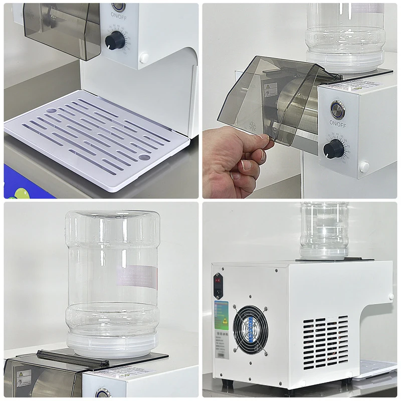 110V/220V Tabletop Shaved Ice Machine, 40KG/DAY Commercial Fully Automatic Milkshake Shaved Ice, Air-cooled Ice Cream Machine
110V/220V Tabletop Shaved Ice Machine, 40KG/DAY Commercial Fully Automatic Milkshake Shaved Ice, Air-cooled Ice Cream Machine