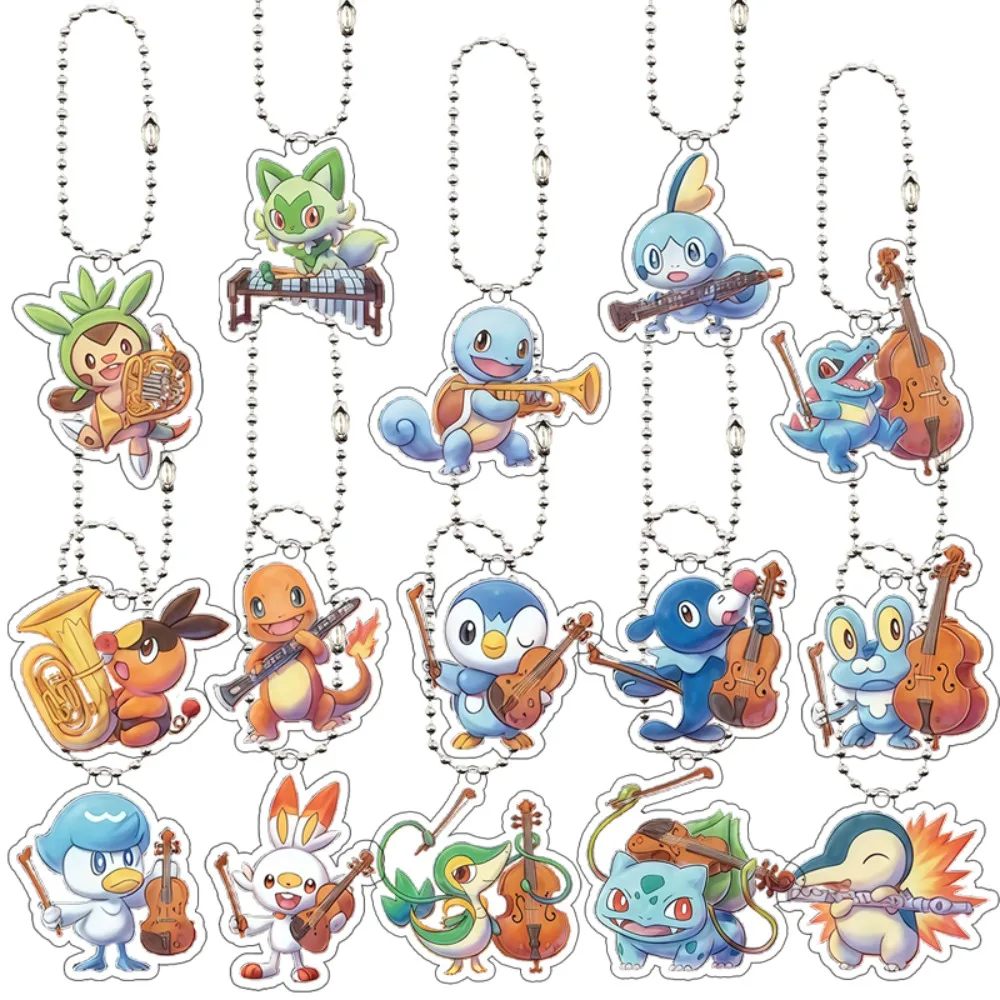 Pocket Monsters Anime Creative Music Theme Bulbasaur Squirtle Charmander Clarinet Acrylic Keychain Key Ring Ornament Gifts Toys
Pocket Monsters Anime Creative Music Theme Bulbasaur Squirtle Charmander Clarinet Acrylic Keychain Key Ring Ornament Gifts Toys